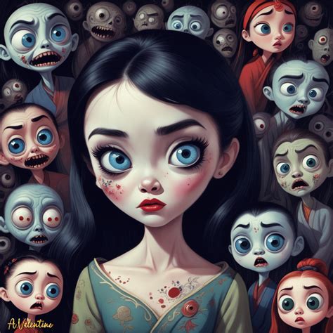 Zombie Disney Princesses Series Mulan By Ladyvalsart1983 On Deviantart