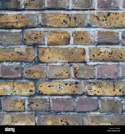 Covered With Soot Brick Wall Stock Photo Alamy