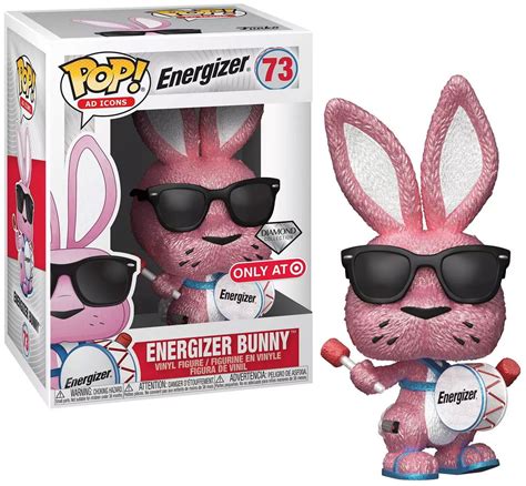 Funko Pop Ad Icons Energizer Bunny Vinyl Figure Diamond Collection