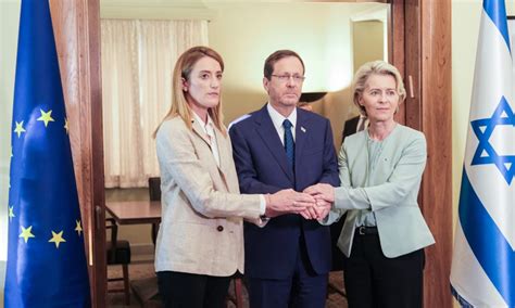 Ursula von der Leyen și Roberta Metsola s au văzut cu președintele