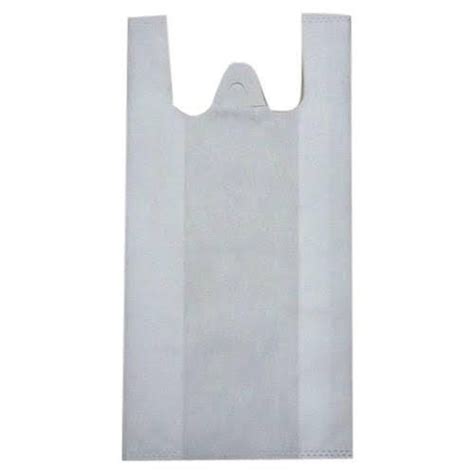 W Cut Plain Non Woven Bag For Grocery Gsm 20 100 At Rs 120 Kg In