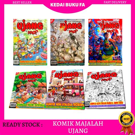 Buku Koleksi Majalah Ujang Dan Apo Lawak Antarabangsa Bumper Ujang New