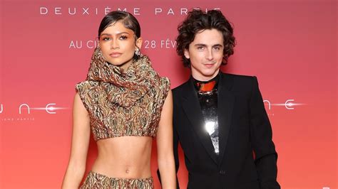 Zendaya And Timothee Chalamet Sizzle In Style During Dune Part Two