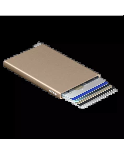 Secrid Porte Cartes De Cr Dit En Aluminium Frost Sand