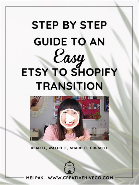 Step By Step Guide To An Easy Etsy To Shopify Transition Creative Hive