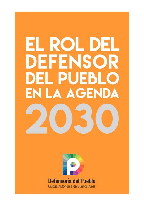 Calaméo El Rol Del Defensor Del Pueblo En La Agenda 2030 De La Onu