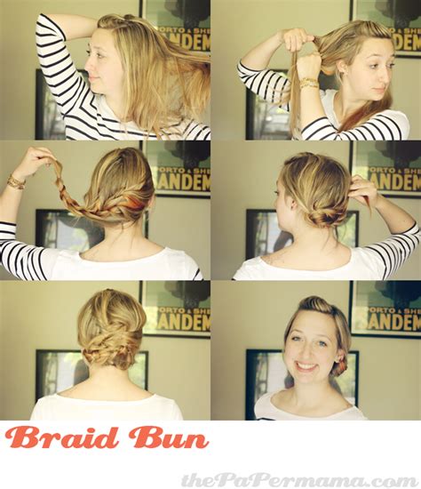 Hair Tutorial: Braided Bun - The Paper Mama