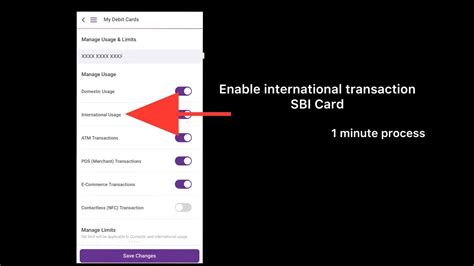 How To Enable International Transaction On Sbi Debit Card Credit Card