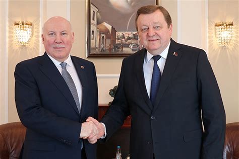 В Минске прошли встречи Дмитрия Мезенцева с министром иностранных дел и ...