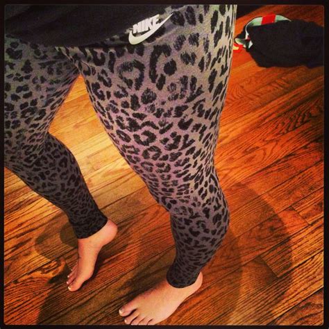 My leopard print Nike workout leggings 😍👌💯 | Leopard print nikes ...