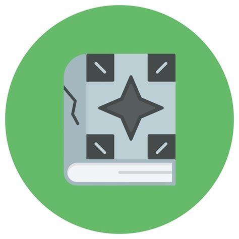 Premium Vector Spell Book Flat Illustration