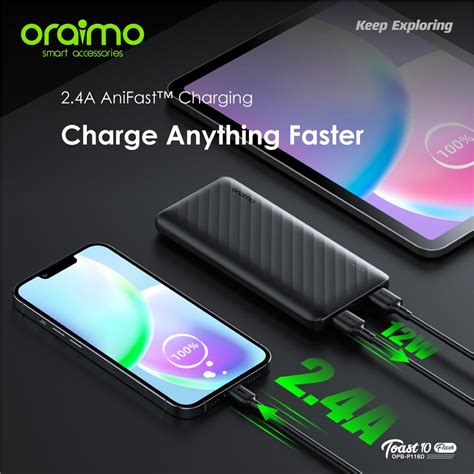 Oraimo Toast Flash Mah A Max Fast Charging Portable Power Bank