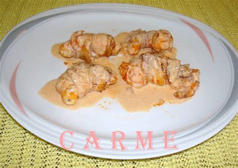 Lenguado Con Langostinos Y Salsa De Cava Receta De Carme Castillo Cookpad