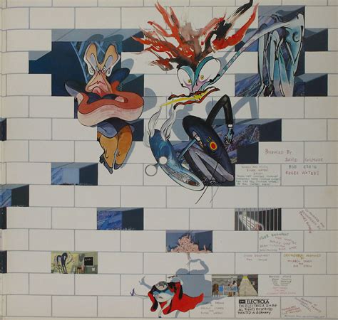 Pink Floyd The Wall German Release Album Cover Gallery Vinyl Lp