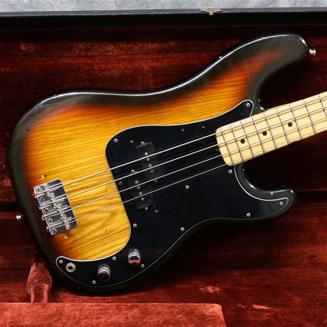 1978 80 Fender Precision Bass Sunburst Andy Baxter Bass And Guitars