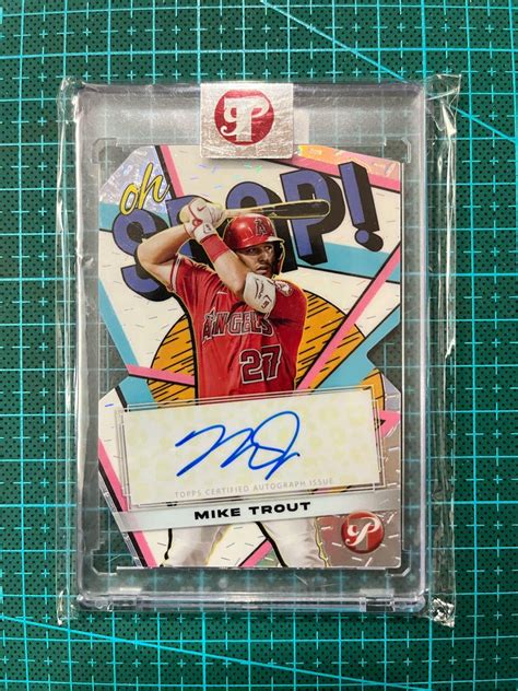 神鱒 Mike Trout Topps Pristine 原封殼 簽名卡 卡面簽 洛杉磯天使 現代神獸 全明星巨砲強打 Mvp