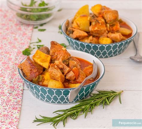 Estofado De Cerdo Con Patatas Pequeocio