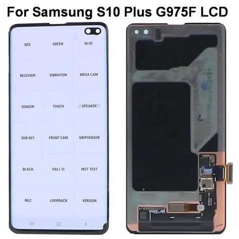 Super Amoled Lcd Touch Screen For Samsung Galaxy S10 Plus G9750 G975f