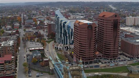 K Stock Footage Aerial Video Flying By Modern Condominium Complex