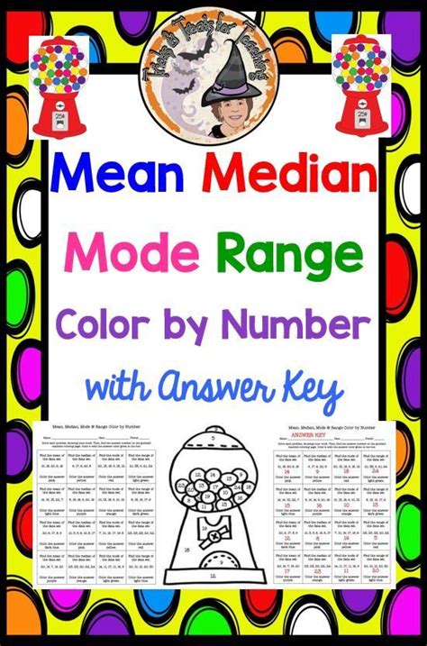 Mean Mode Range And Median Worksheets