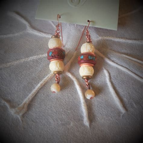 Tibetan Prayer Beads With Inlay Turquoise Coral Hand Carved - Etsy