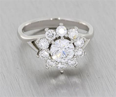 Get The Look Flower Engagement Rings Durham Rose