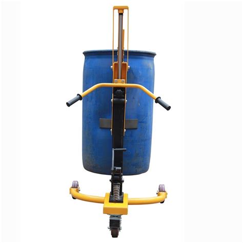 China Drum Lifter Pedal Hydraulic Drum Carriers With 350kg Capacity