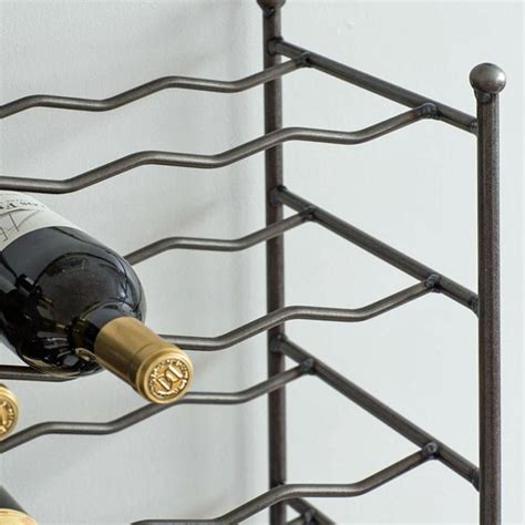 Industrial Steel Wine Rack In 2020 Metal Wine Rack Wine Rack Rustic Wine Racks