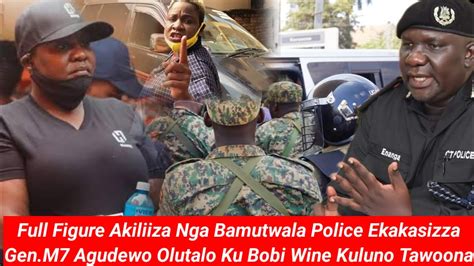 Full Figure Akiliiza Nga Bamutwala Police Ekakasizza Gen M7 Agudewo