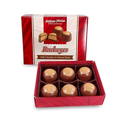 Anthony Thomas Great Tasting Peanut Butter And Milk Chocolate Buckeyes