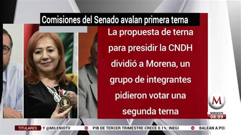 Comisiones Del Senado Avalan Primera Terna De Aspirantes A Dirigir CNDH