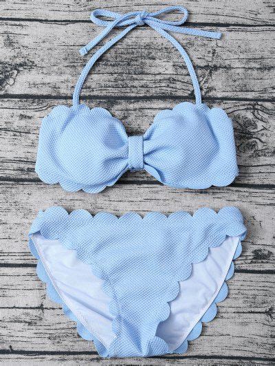 Three Piece Scalloped Bathing Suit Bathing Suits Scallop Bathing Suit Swimsuits