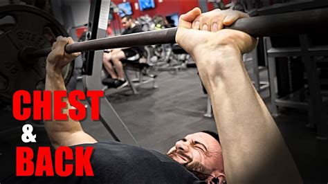 Chest And Back Superset Workout Routine Build Muscle And Burn Lots Of Calories With This