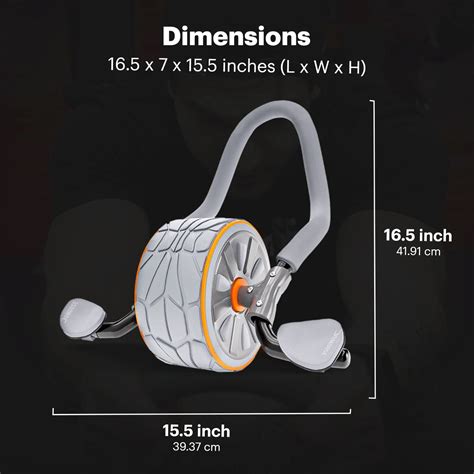 DMoose Ab Roller Wheel - Boost Your Core Strength & Stability