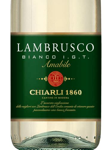 Chiarli 1860 Lambrusco Dell Emilia Amabile Bianco Vivino Brasil