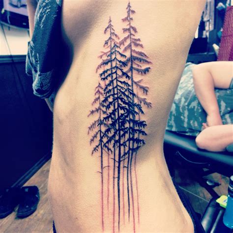 Pine Tree Tattoo The Love I Have For My Mom And Sisters Strength