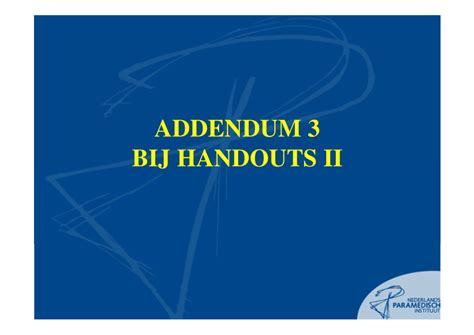 PDF Addendum 3 Handouts II Implementatie KNGF Richtlijn Manuele