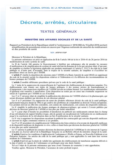 Journal officiel de la République française