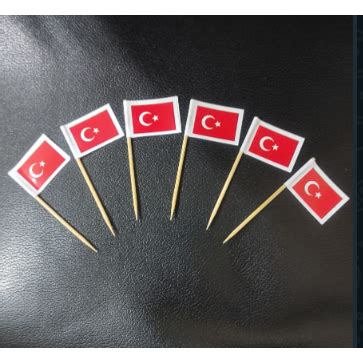 Jual Pc Tusuk Gigi Bendera Turki Hiasan Kue Tusuk Gigi Topper