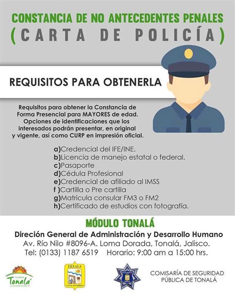 Qué necesitas para obtener tu carta de policía Cartas Para