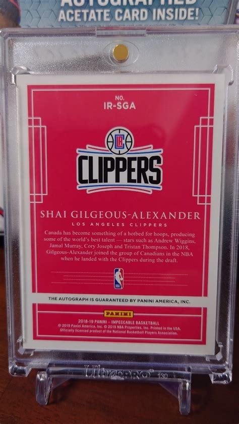 Yahoo オークション 2018 19 Panini Impeccable Shai Gilgeous Alex