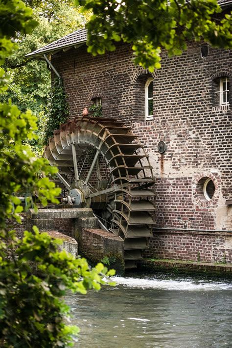 Water mill featuring water, water mill, and mill | Industrial Stock ...