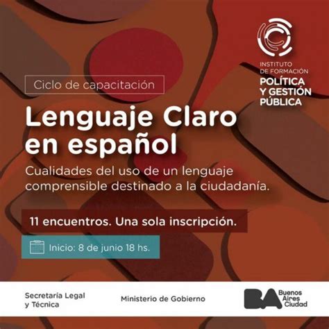 Lenguaje Claro En Español Ciclo De Capacitacion Lenguaje Claro Y Justicia