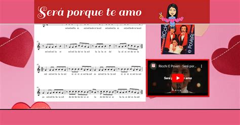 PARTITURA PARA FLAUTA "POR QUE TE AMO"