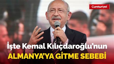 Chp Genel Ba Kan Yard Mc S Ku O Lu Kemal K L Daro Lu Nun Almanya