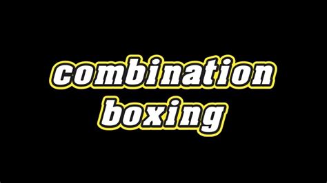 Combination Boxing For Beginner Youtube