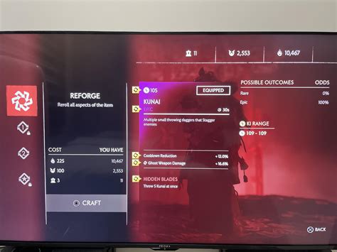 Quick Question: If I reforge, will I be able to get the perk Hidden