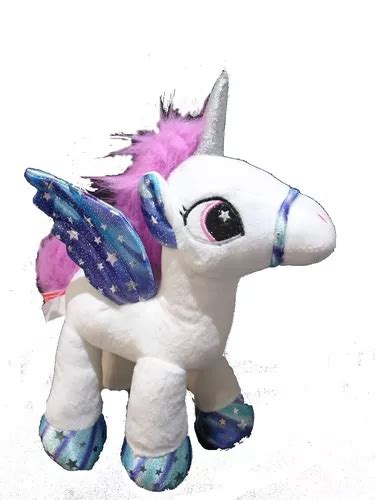 Peluche Unicornio Parado Chico Con Alas Phi Phi Toys MercadoLibre