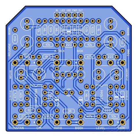 Eqd The Warden Compressor Project By Implex Stomp Box Schematics