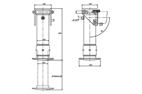 SP85250SET1 Hydrauliczna stopa podporowa z pompą ręczną 5 7 t sklep